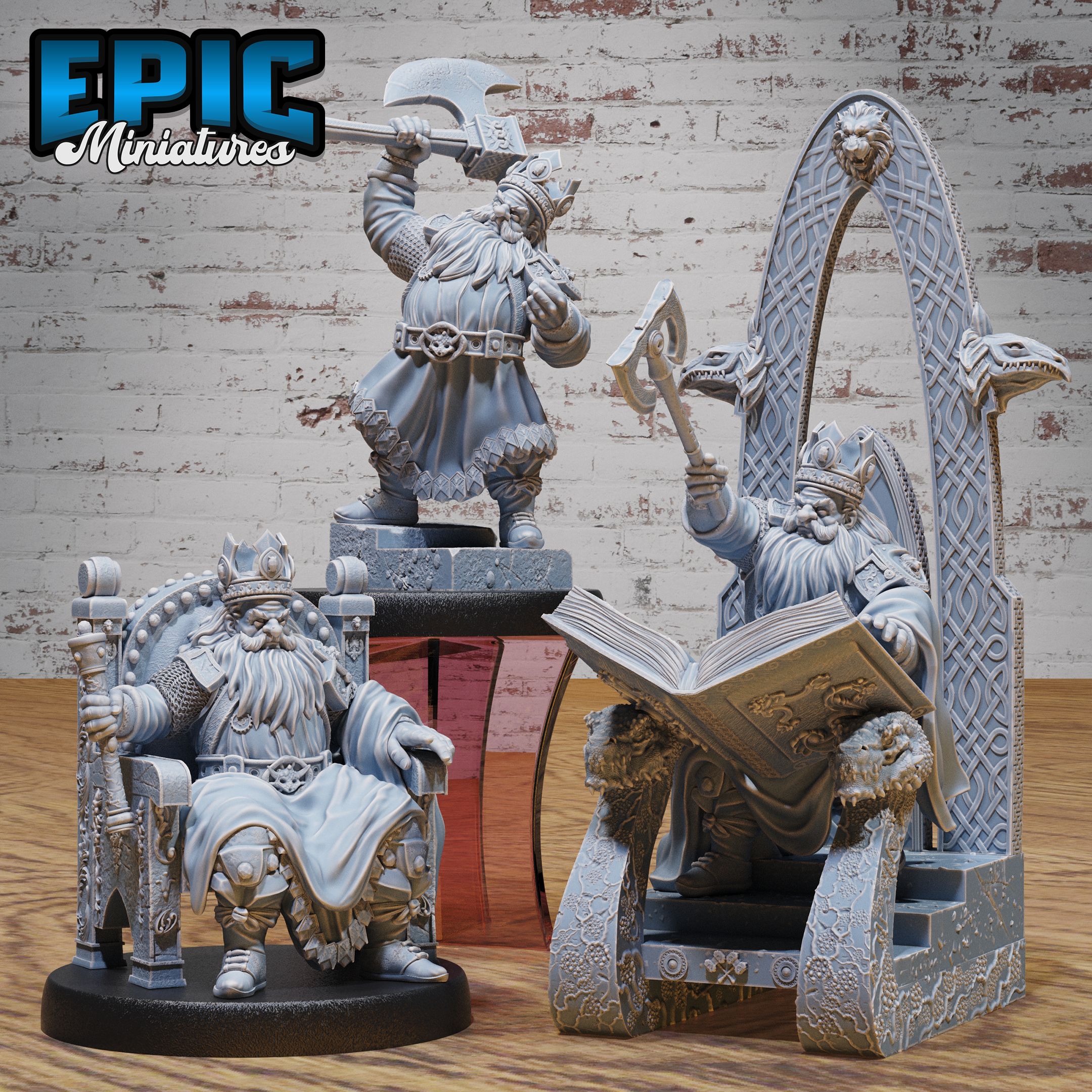 Dwarf King Set / Dwarfen Warrior / Mysterious Halfling Lord / Mountain Guard / Mine Fighter Leader / Mighty Hero / Heroic Monster Predator / Brave Beast Tamer / Half Gnome Encounter / Draconic Army